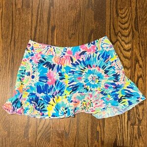 Lilly Pulitzer Colorful Floral Mini Skirt